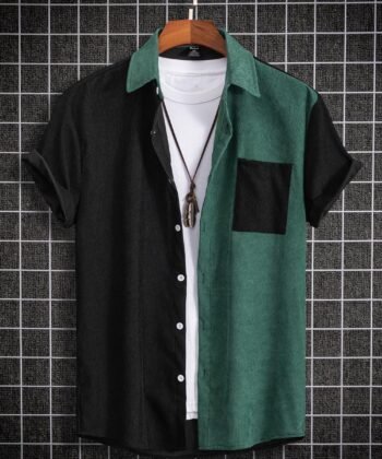 Camisa manga corta doble color