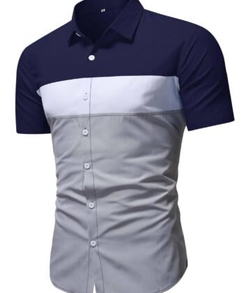 Camisa manga corta multicolor