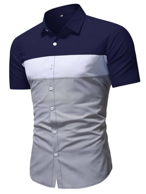 Camisa manga corta multicolor