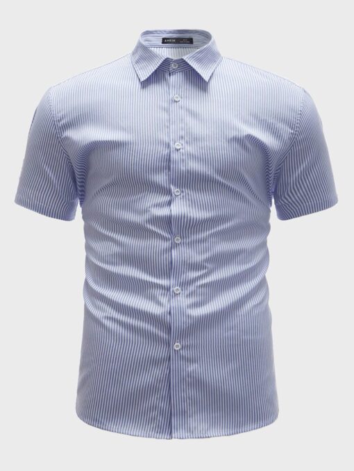 Camisa manga corta a rayas