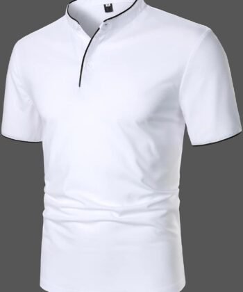 Camiseta con ribete en contraste