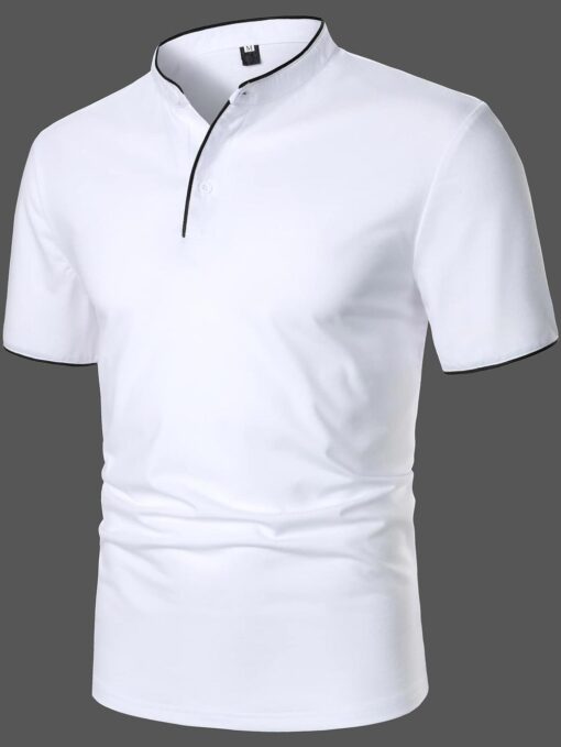 Camiseta con ribete en contraste