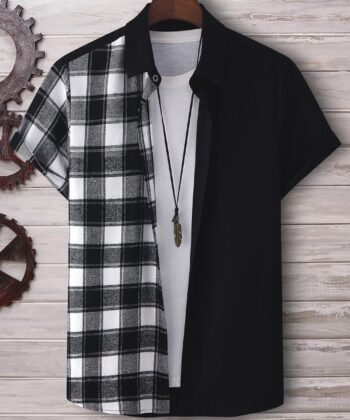 Camisa con estampado de cuadros