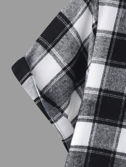 Camisa con estampado de cuadros - Imagen 4