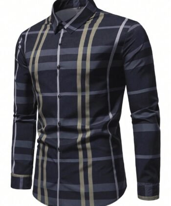 Camisa manga larga a cuadros