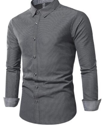 Camisa manga larga estampada