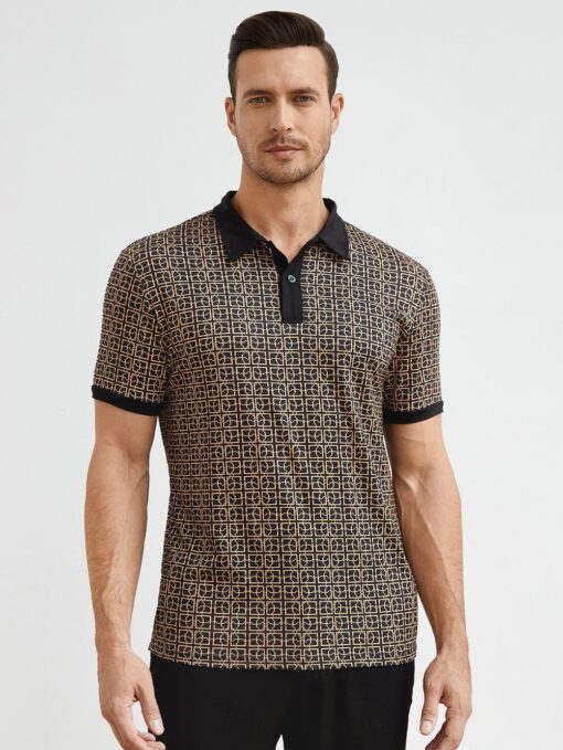 Camisa polo estampada - Imagen 5