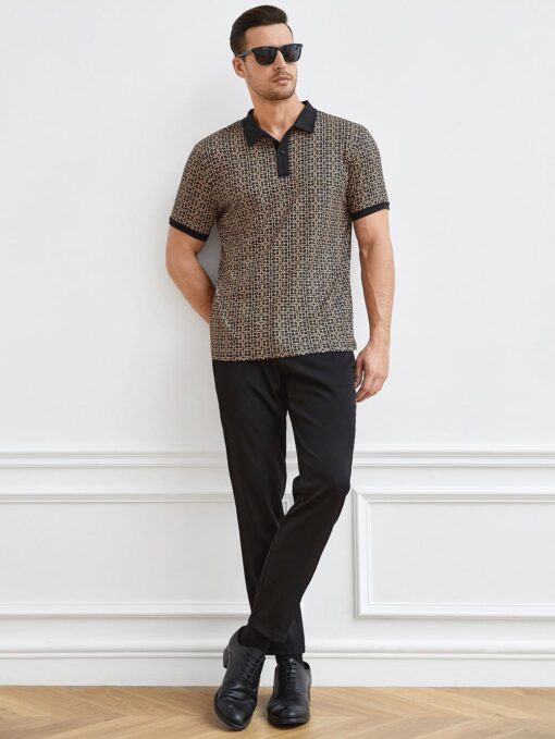 Camisa polo estampada - Imagen 4