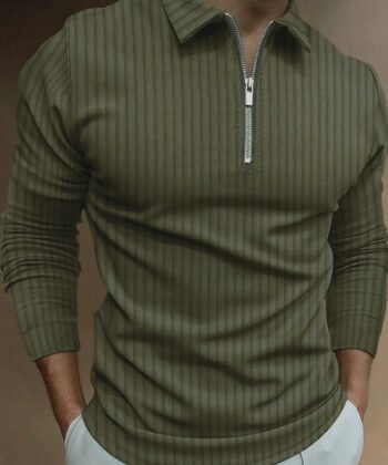 Camisa polo de manga larga