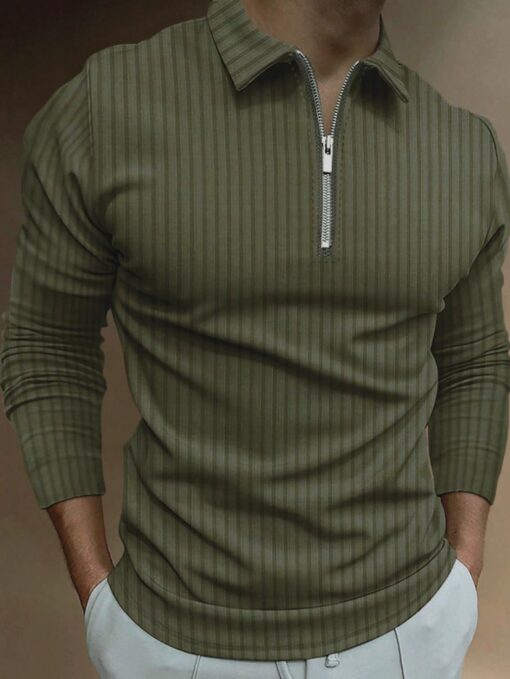 Camisa polo de manga larga