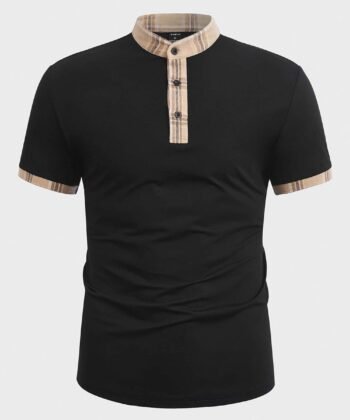 Camiseta con ribete en contraste