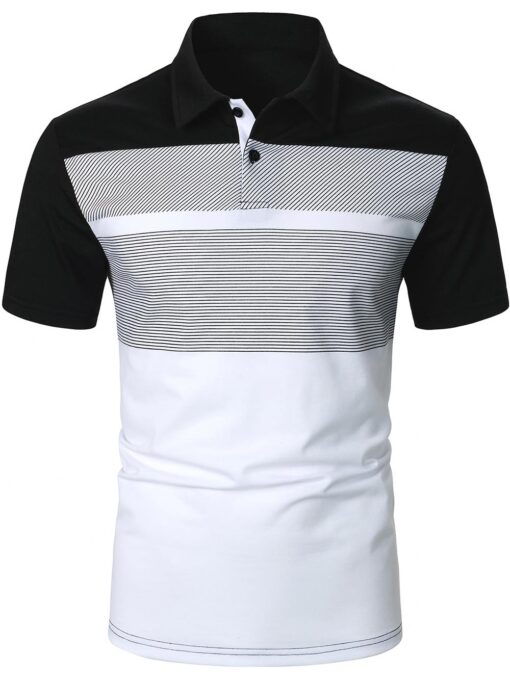 Camisa polo con estampado de rayas - Imagen 6