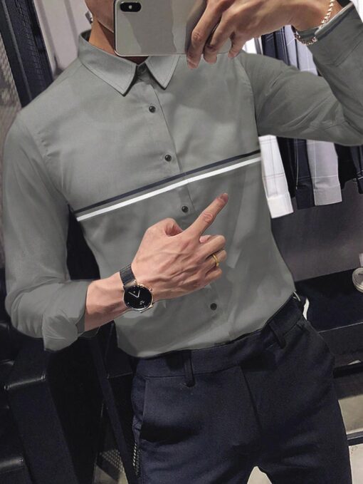 Camisa con estampado de raya - Imagen 2