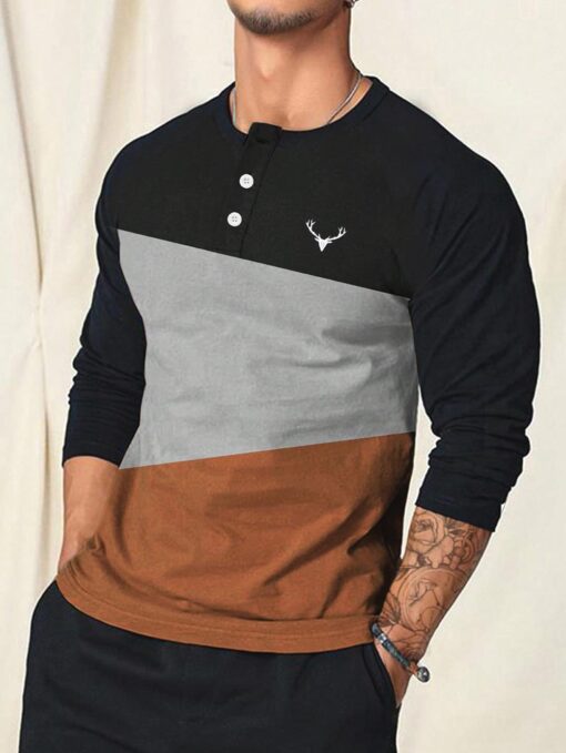 Sudadera de colores combinados