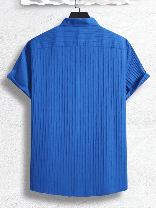 Camisa manga corta unicolor - Imagen 5