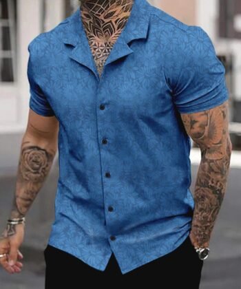 Camisa manga corta con estampado floral