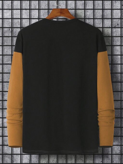 Sudadera estampada de doble color - Imagen 2