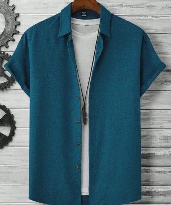 Camisa manga corta unicolor