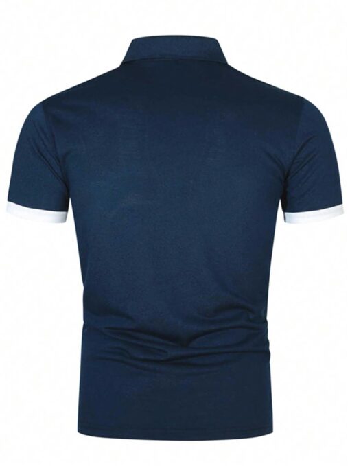 Camisa polo unicolor - Imagen 2
