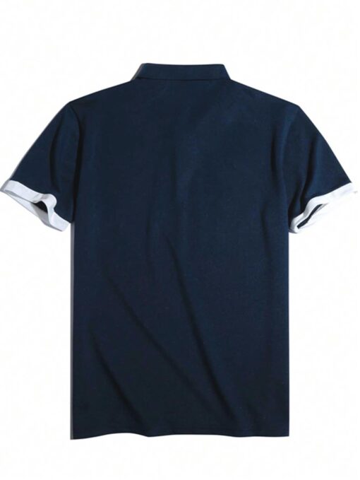Camisa polo unicolor - Imagen 6