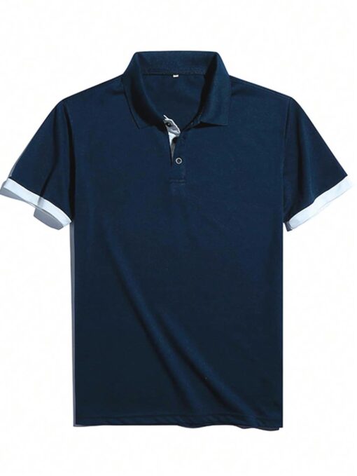 Camisa polo unicolor - Imagen 5
