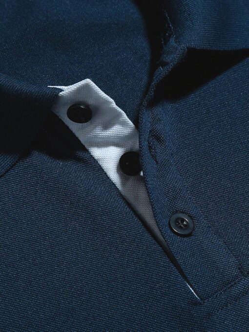 Camisa polo unicolor - Imagen 3