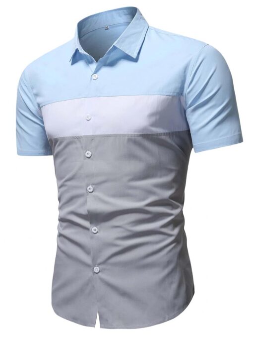 Camisa manga corta multicolor