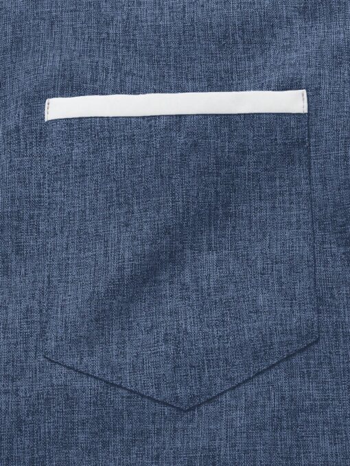 Camisa manga larga cuello mao - Imagen 4