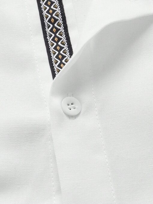 Camisa manga larga cuello mao - Imagen 4