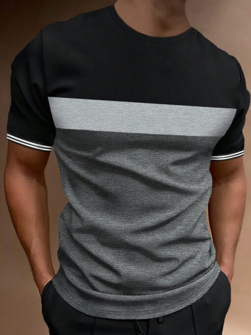 Camiseta de color combinado