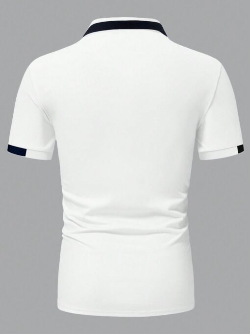 Camisa polo ribete en contraste - Imagen 4