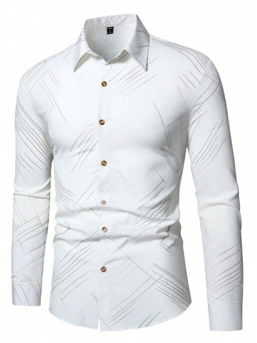 Camisa manga larga estampada - Imagen 3