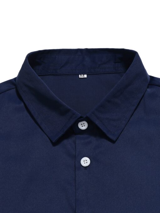 Camisa manga larga de dos tonos - Imagen 5