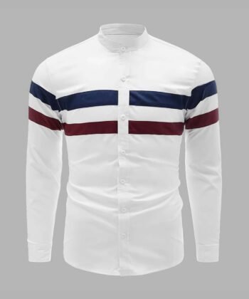 Camisa manga larga con estampado de rayas