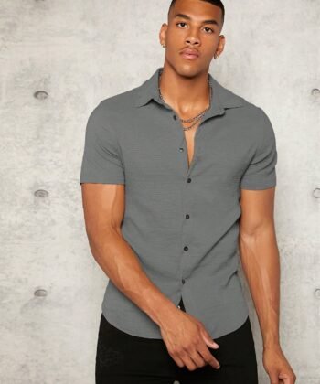 Camisa manga corta unicolor