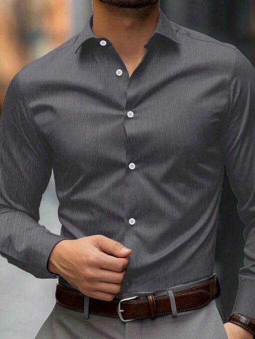 Camisa manga larga unicolor