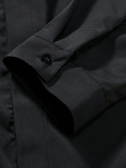 Camisa manga larga de cuello mao - Imagen 5