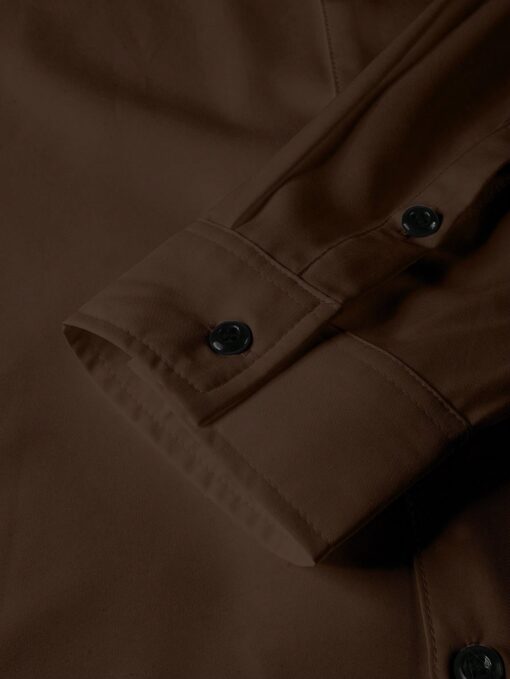 Camisa manga larga de cuello mao - Imagen 5